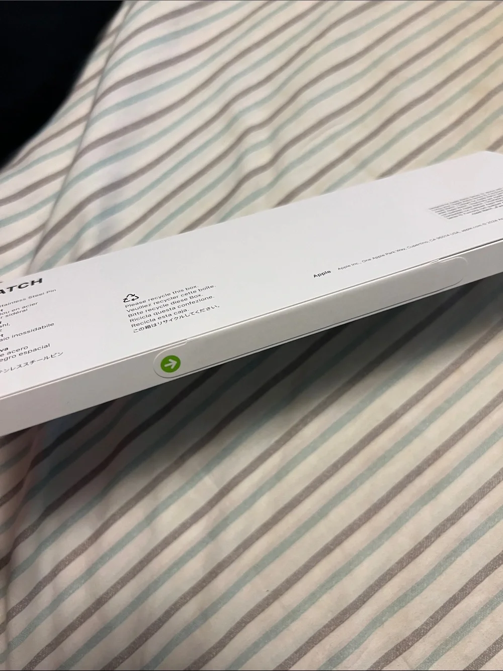 Apple Watch Black Sportband M/L 46mm NWT